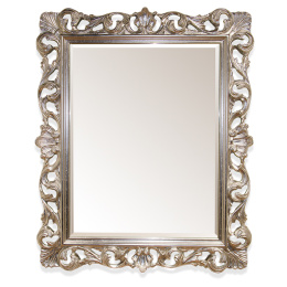 Фото TW Зеркало в раме 85х100см, рама: дерево, цвет состаренное серебро